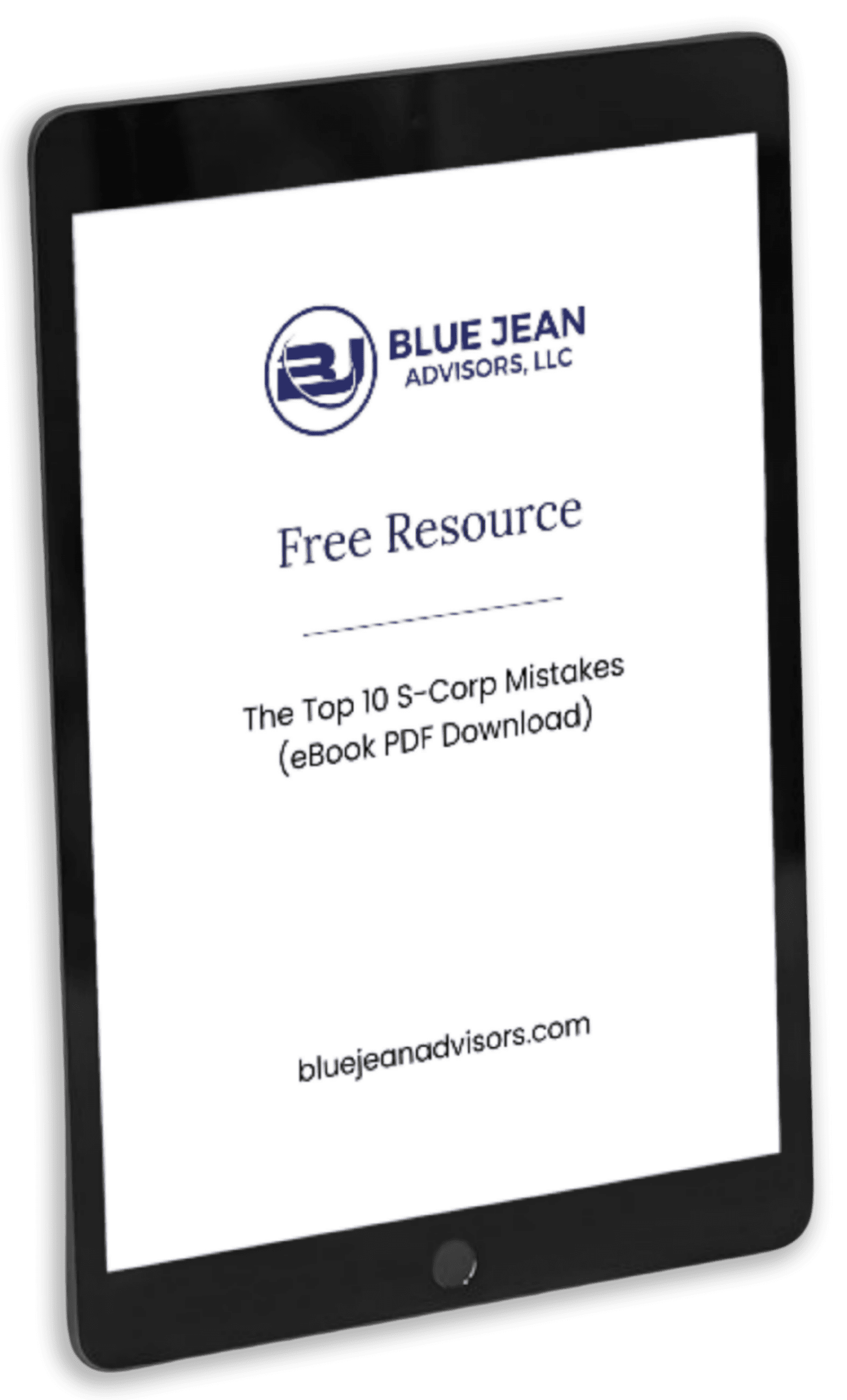 blue jean mockup - shadow